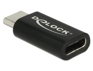 DELOCK Adapter USB Type-C Stecker zu Buchse, kompatibel mit