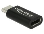 DELOCK Adapter USB Type-C Stecker zu Buchse, kompatibel mit