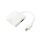 LogiLink CV0045A Videokabel-Adapter 0,15 m Weiß
