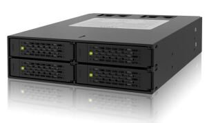 Icy Dock MB994SP-4SB-1 Hard Drive Backplane 13,3 cm (5.25") Carrier Panel Schwarz