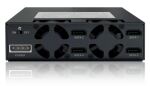 Icy Dock MB994SP-4SB-1 Hard Drive Backplane 13,3 cm (5.25") Carrier Panel Schwarz