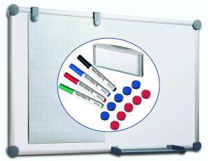MAUL 2000 MAULpro Whiteboard 900 x 600 mm Kunststoff Magnetisch