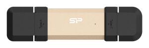 Silicon Power DS72 USB-Stick 1 TB USB Type-A / USB Type-C 3.2 Gen 2 (3.1 Gen 2) Gold