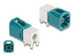 DELOCK Mini FAKRA Stecker single gewinkelt A-Typ PCB