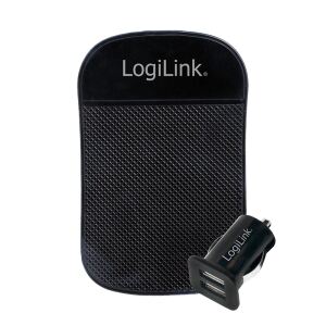LogiLink PA0204 Ladegerät für Mobilgeräte Universal Schwarz Zigarettenanzünder Drinnen