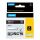 DYMO Rhino-Industrie-Vinyletiketten | 24 mm x 5,5 m | weiß auf schwarz | selbstklebendes Schriftband | für Rhino und LabelManager Beschriftungsgerät