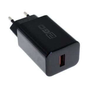 2GO 795954 Ladegerät für Mobilgeräte Universal Schwarz AC Schnellladung Drinnen