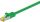 Goobay RJ45 Patchkabel CAT 6A S/FTP (PiMF), 500 MHz mit CAT 7 Rohkabel, Grün, 2m