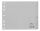 Durable 6500 Alphabetischer Registerindex Polypropylen (PP) Grau