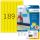 HERMA Farbige Etiketten A4 25.4x10 mm gelb Papier matt 3780 St.