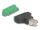 DeLOCK Adapter RJ45 Stecker > Terminalblock 8 Pin 2-teilig 3,81 mm