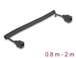 DELOCK RJ45 Spiralkabel Bu > Bu Cat.5e UTP 0,8m - 2m...