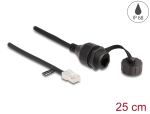 DeLOCK Kabel RJ45 Stecker zu RJ45 Buchse zum Einbau mit...