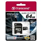 Transcend TS64GUSDU1 Speicherkarte 64 GB MicroSDXC MLC...