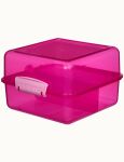 Sistema 31735 Lebensmittelaufbewahrungsbehälter Rechteckig Box 1,4 l Pink 1 Stück(e)