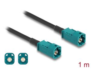 DELOCK Kabel HSD Z Stecker zu HSD Z Stecker 1 m