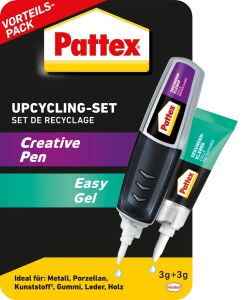 Pattex Sekundenkleber Upcycling Set Creative Pen Easy Gel retail