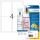 HERMA Etiketten transparent glasklar A4 99.1x139 mm transparent klar Folie glänzend 100 St.