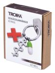 TROIKA GET WELL Schlüsselring Mehrfarbig, Silber