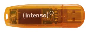 Intenso Rainbow Line USB-Stick 64 GB USB Typ-A 2.0 Orange