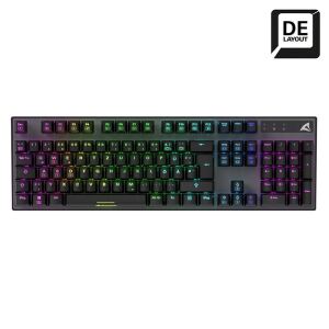 Sharkoon SKILLER SGK20 Red Tastatur Gaming USB QWERTZ Deutsch Schwarz