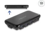 DELOCK 7 Port USB 3.2 Gen 2 Hub mit 4 USB Typ-A