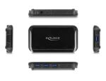 DELOCK 7 Port USB 3.2 Gen 2 Hub mit 4 USB Typ-A