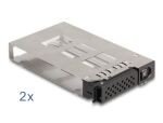 DELOCK Slim Bay Wechselrahmen für 2 x 2.5 U.2 NVMe SSDSD