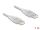 DELOCK USB Kabel A -> A St/St 1.00m transparent
