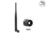DELOCK WL-Antenne SMA 5dBi Kippgelenk schwarz