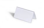 Durable 805119 Nicht-metallisches Namensschild Transparent PVC