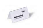 Durable 805119 Nicht-metallisches Namensschild Transparent PVC