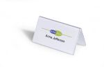 Durable 805119 Nicht-metallisches Namensschild Transparent PVC