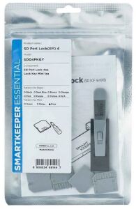 SmartKeeper Mini "Micro SD Port" Blocker grau 4 Stk.Key