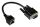 Alcasa 4945-MF Kabeladapter RJ-45 RS232 Schwarz