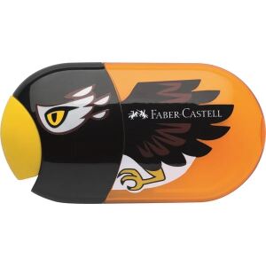 Faber-Castell Eagle Manueller Bleistiftspitzer Orange, Schwarz