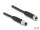 DeLOCK M8 4 Pin Kabel A-kodiert Stecker zu Buchse PUR (TPU) 3 m