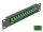 DELOCK 10" LWL Patchpanel 12 Port SC Simplex grün 1HE schw.