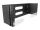 DELOCK 19" Wandhalterung 4 HE schwarz. Generation