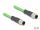 DELOCK M12 Kabel D-kodiert 4 Pin St. zu St. PUR (TPU) 2 m