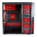 LC-Power LC-7041B-ON Computer-Gehäuse Midi Tower Schwarz