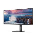 AOC V5 CU34V5C/BK Computerbildschirm 86,4 cm (34") 3440 x 1440 Pixel Wide Quad HD LED Schwarz