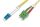 Digitus Fiber Optic Singlemode Patchkabel SC ( APC ) zu LC ( PC )