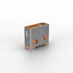 Lindy 40463 Schnittstellenblockierung USB Typ-A Orange Acrylnitril-Butadien-Styrol (ABS) 10 Stück(e)