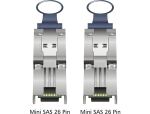 DELOCK SAS Kabel Mini SAS 26Pin -> Mini SAS 26Pin 1.00m