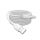 Digitus Lightning Silikon Anschlusskabel, USB-A - Lightning 0,5m, weiß