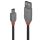Lindy 36723 USB Kabel USB 2.0 2 m USB A Mini-USB B 0,48 Gbit/s Schwarz, Grau
