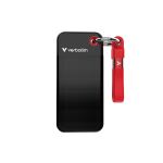 Verbatim Pocket SSD 2 TB USB Typ-C 3.2 Gen 2 (3.1 Gen 2) Schwarz, Rot