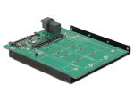 DELOCK Adapter SATA 22pin/Mini SAS HD -> M.2 NGFF Key B/M