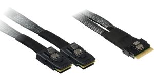 Inter-Tech 88885641 Serial Attached SCSI (SAS)-Kabel 0,75 m 24 Gbit/s Schwarz